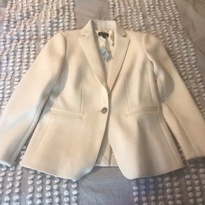 NWT Ann Taylor Winter White Blazer